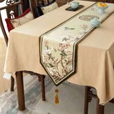 Chinoiserie Original Spring Flowers Table Runner