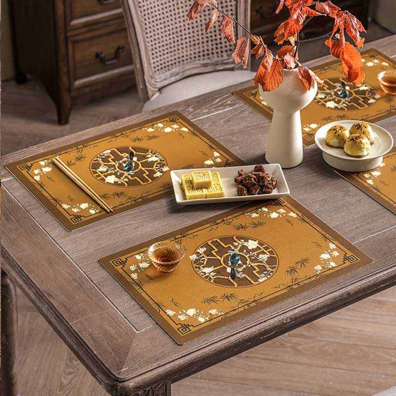 Chinoiserie Vintage Classic Palace Style Thick Table Mat