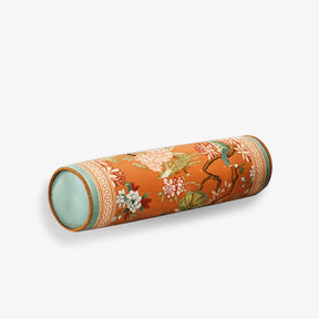 Chinoiserie Original Flowers Bolster Pillow