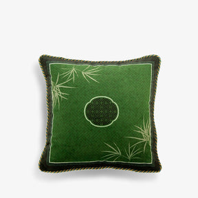 Chinoiserie Plum Blossom Bamboo Pillow Cushion