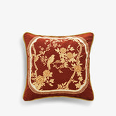 Chinoiserie Original Flowers and Birds Throw Pillow