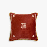 Chinoiserie Original Joyful Red Wedding Celebration Pillow