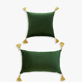 Chinoiserie Dark Green Luxurious Throw Pillow