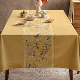 Chinoiserie Traditional Golden Autumn Tablecloth