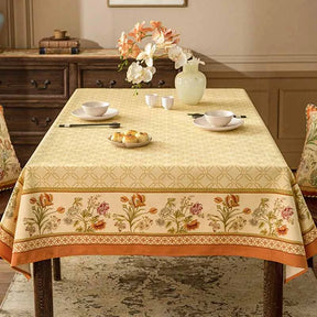 Chinoiserie Country Style Coffee Table Cover Tablecloth