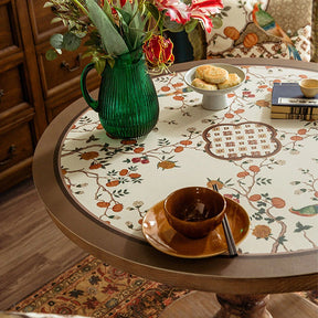 Chinoiserie Country Style Round Wash-free Dining Mat