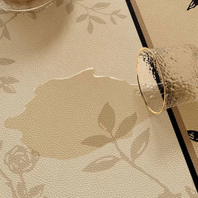 Chinoiserie Wash-free Waterproof & Oil-proof Round Table Mat