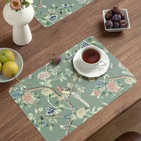 Chinoiserie Placemat Waterproof Heat Resistant Table Mat