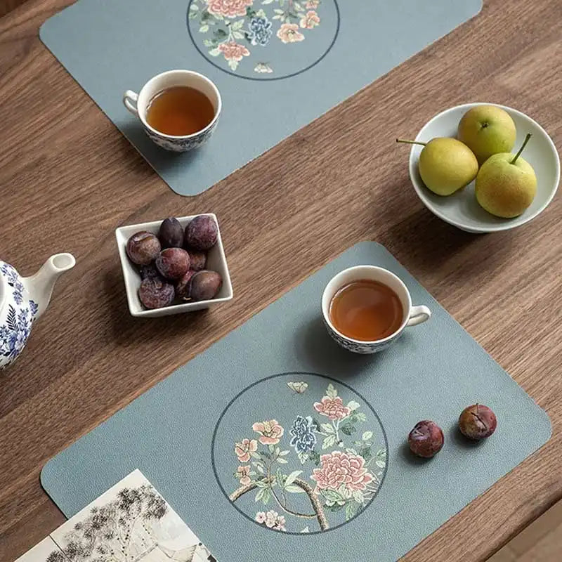 Chinoiserie Placemat Waterproof Heat Resistant Table Mat