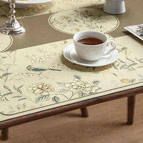 Chinoiserie Country-style Leather Washable Placemats