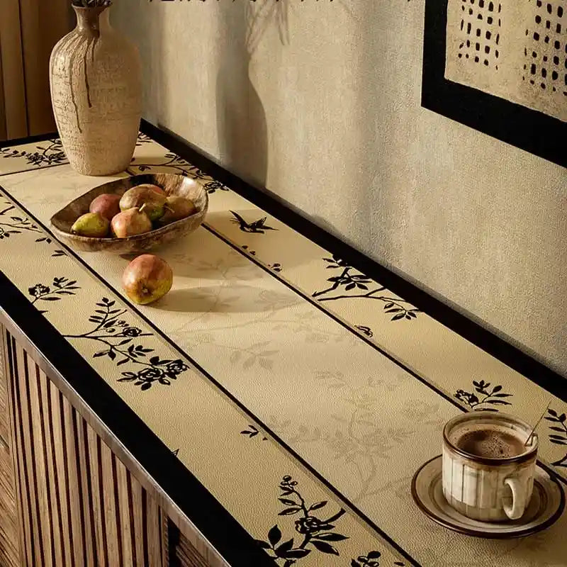 Chinoiserie Buffet & Sideboard Mat Leather Protective Pad