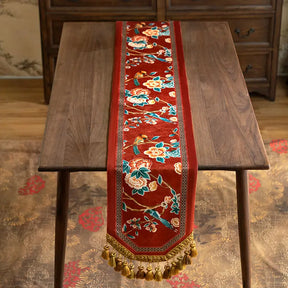 Chinoiserie Wedding Celebration Prosperity Table Runner